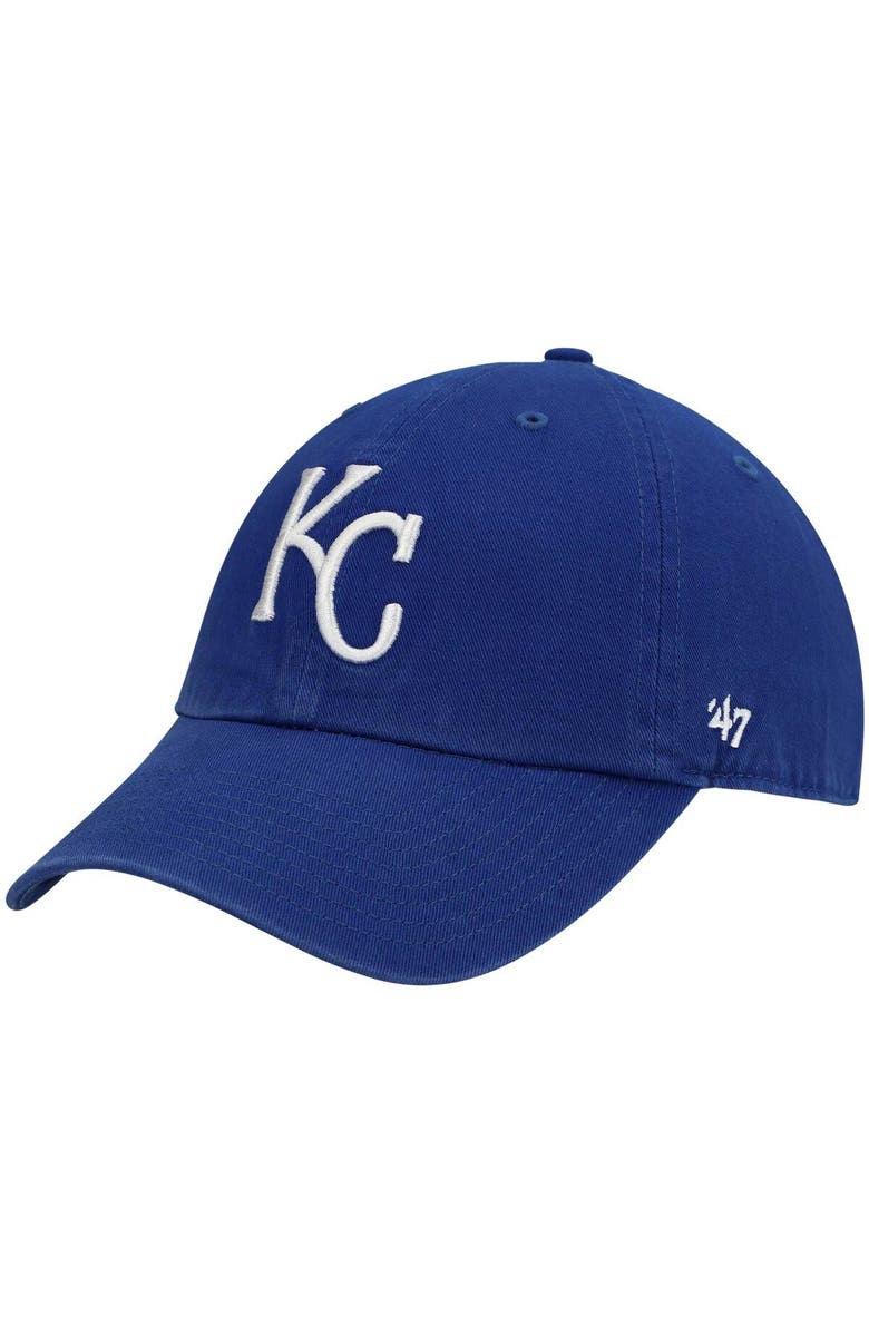 '47 Men's '47 Royal Kansas City Royals Heritage Clean Up Adjustable Hat, Main, color,