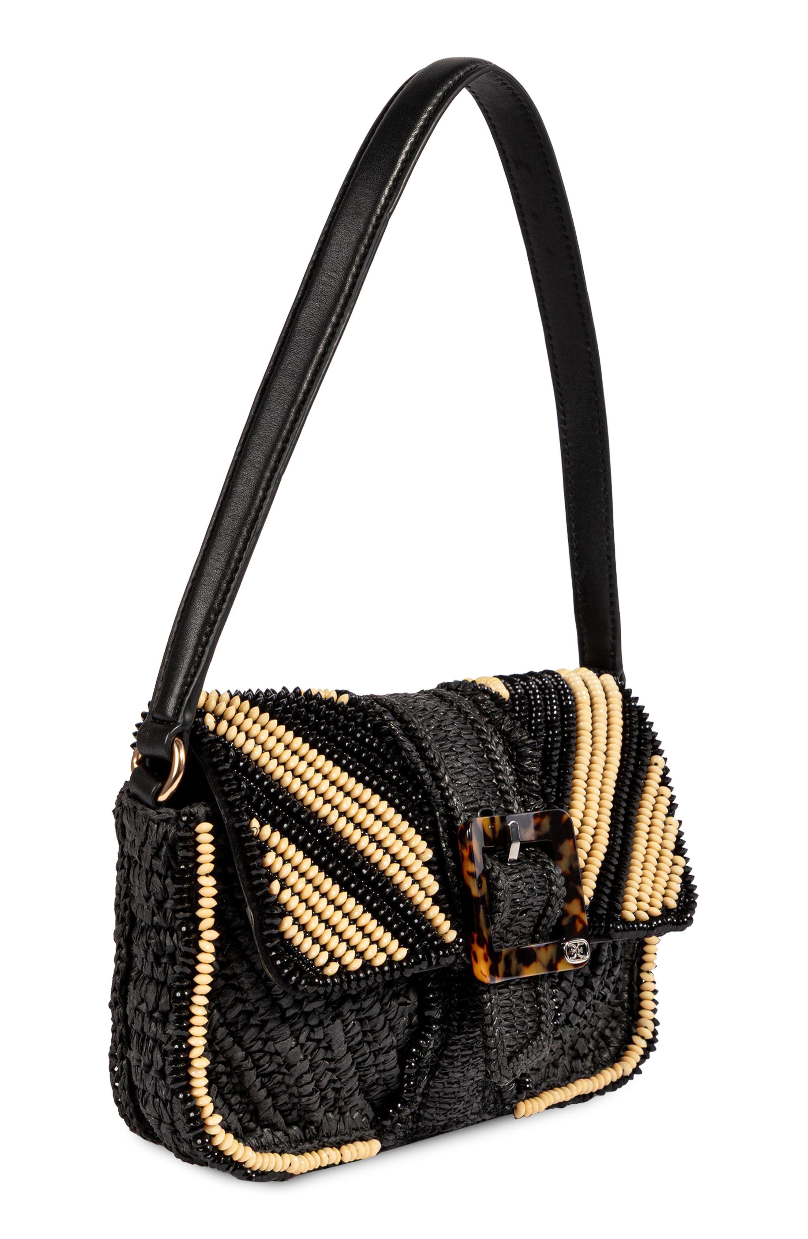 Sam Edelman Bambi Convertible Shoulder Bag, Alternate, color, Black