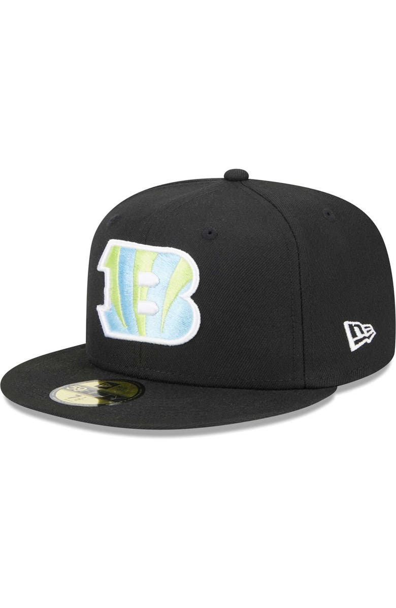 New Era Men's New Era Black Cincinnati Bengals Multi 59FIFTY Fitted Hat, Alternate, color, 