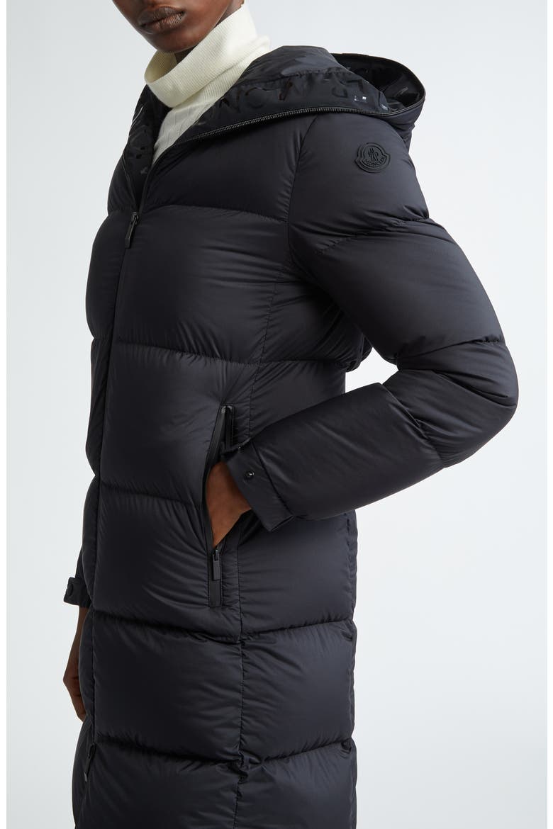 Arredoun Hooded Down Puffer Parka, Alternate, color, BLACK