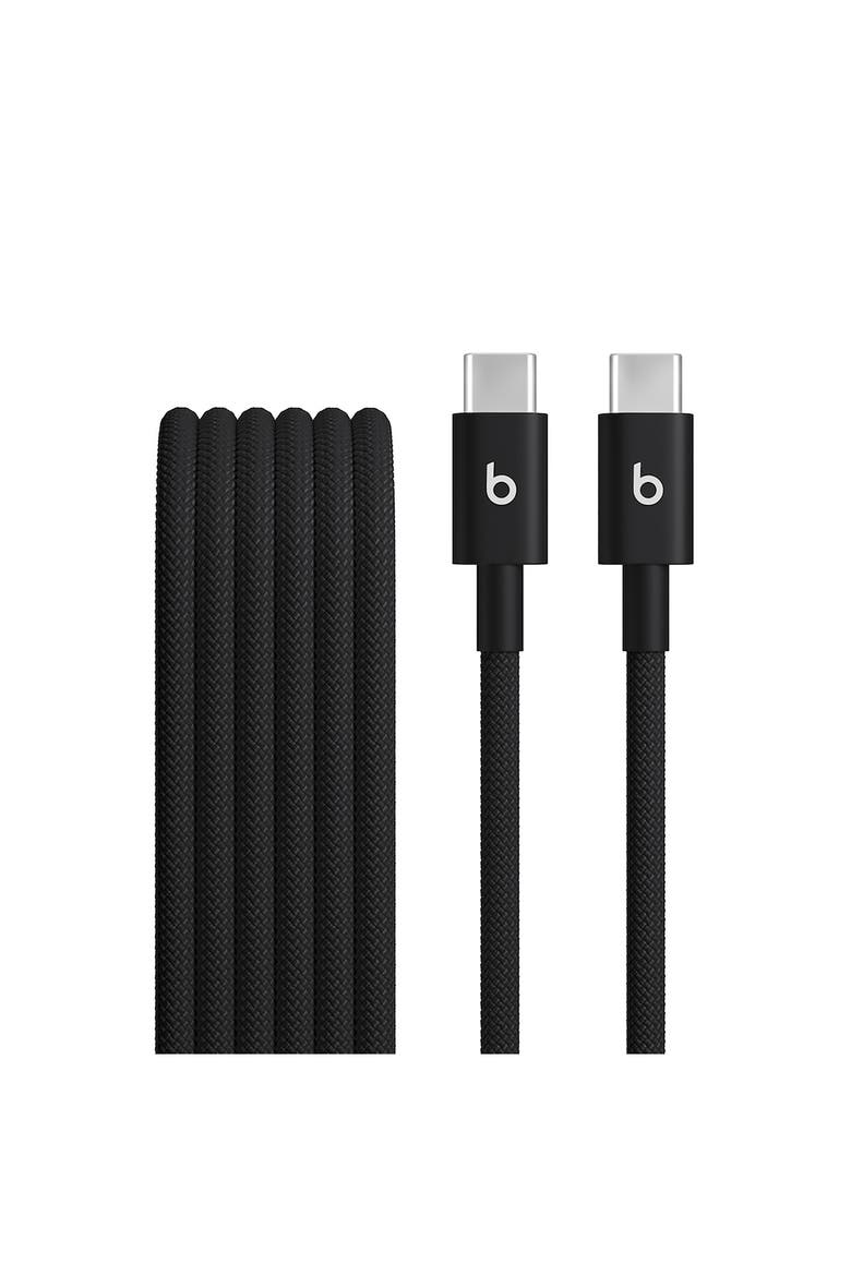 USB-C to USB-C Woven Cable, Alternate, color, BLACK