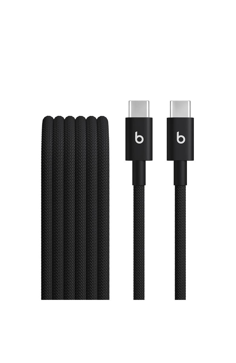 Beats by Dr. Dre<sup>™</sup> USB-C to USB-C Woven Cable, Alternate, color, Black