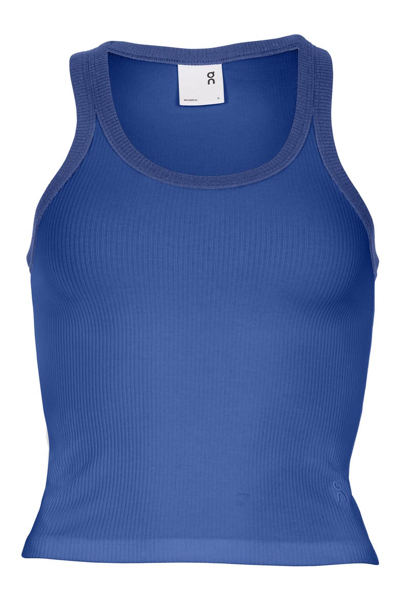 x Zendaya All Day Rib Tank, Alternate, color, INDIGO