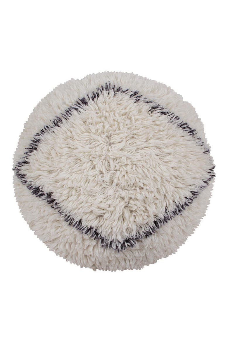 Berber Soul Washable Wool Pouf, Alternate, color, GREEN TONES