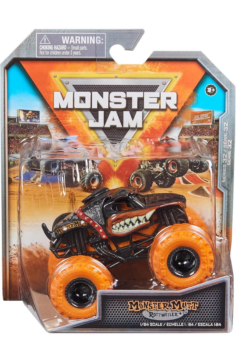 Grave Digger Mini Rottweiler Die Cast Vehicle, Main, color, Orange