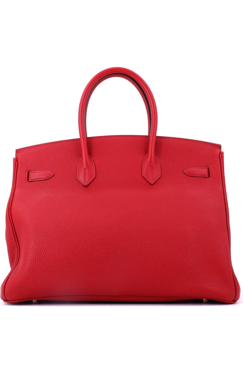 Pre-Owned Hermes Birkin Handbag Red Togo with Gold Hardware 35, Alternate, color, Rouge Garance