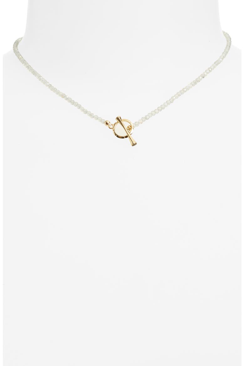 Labradorite Beaded Toggle Necklace, Alternate, color, GOLD