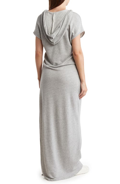 Go Couture Short Sleeve Hoodie Dress