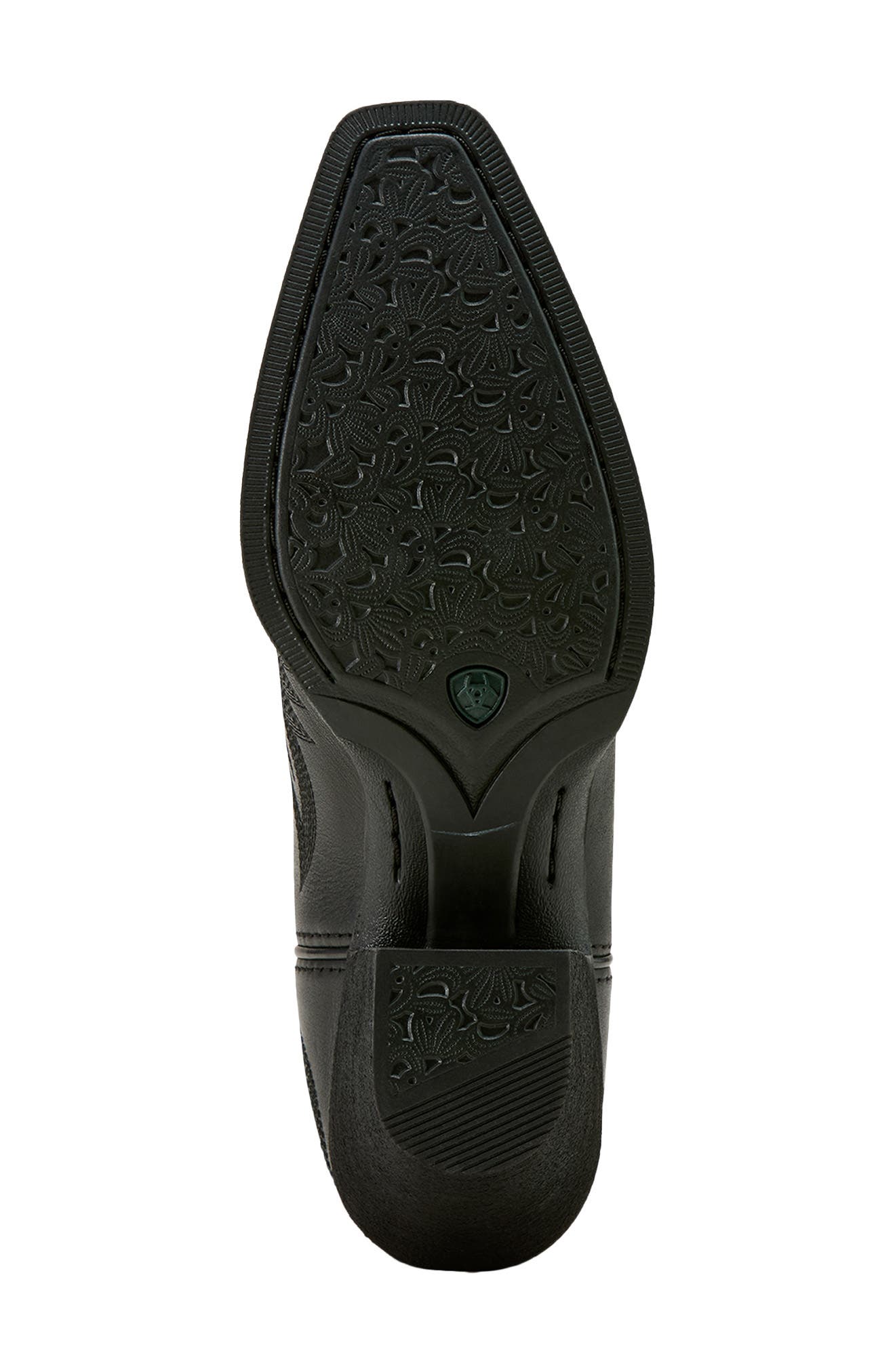 Ariat Round Up Collins Western Boot, Alternate, color, Black