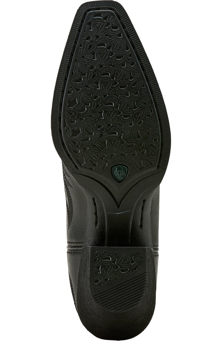 Ariat Round Up Collins Western Boot, Alternate, color, Black