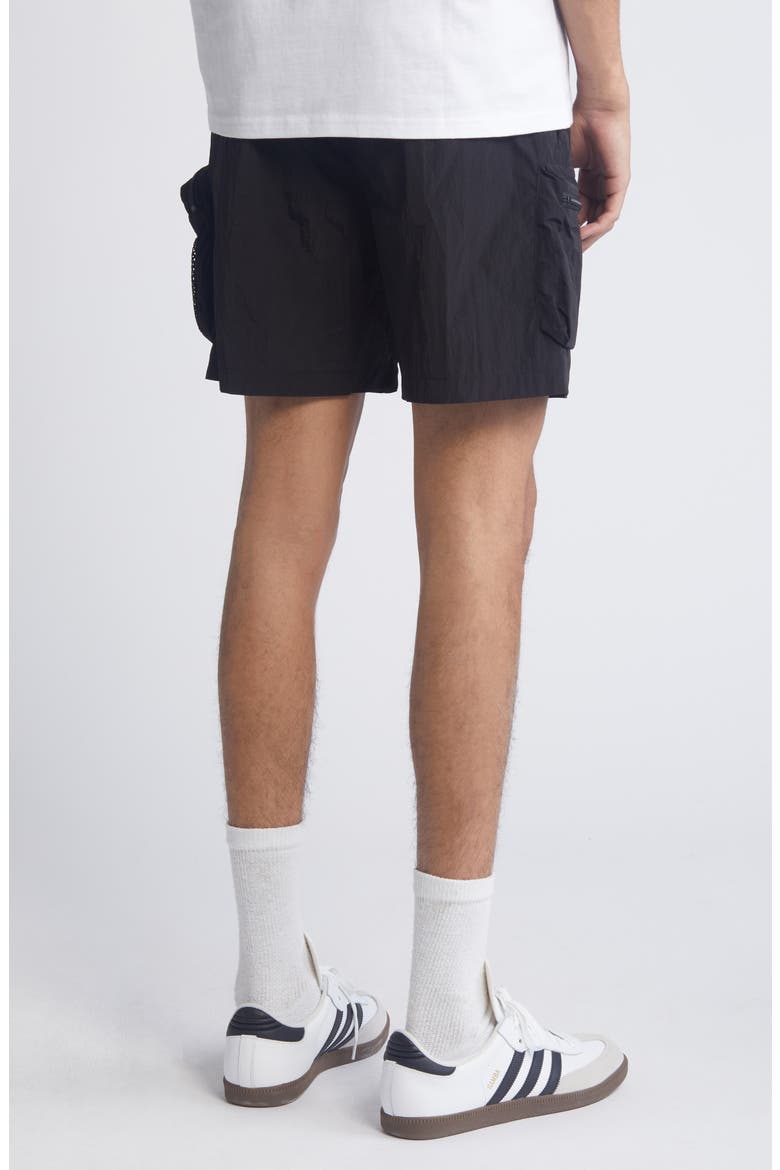 Hiker Cargo Shorts, Alternate, color, BLACK