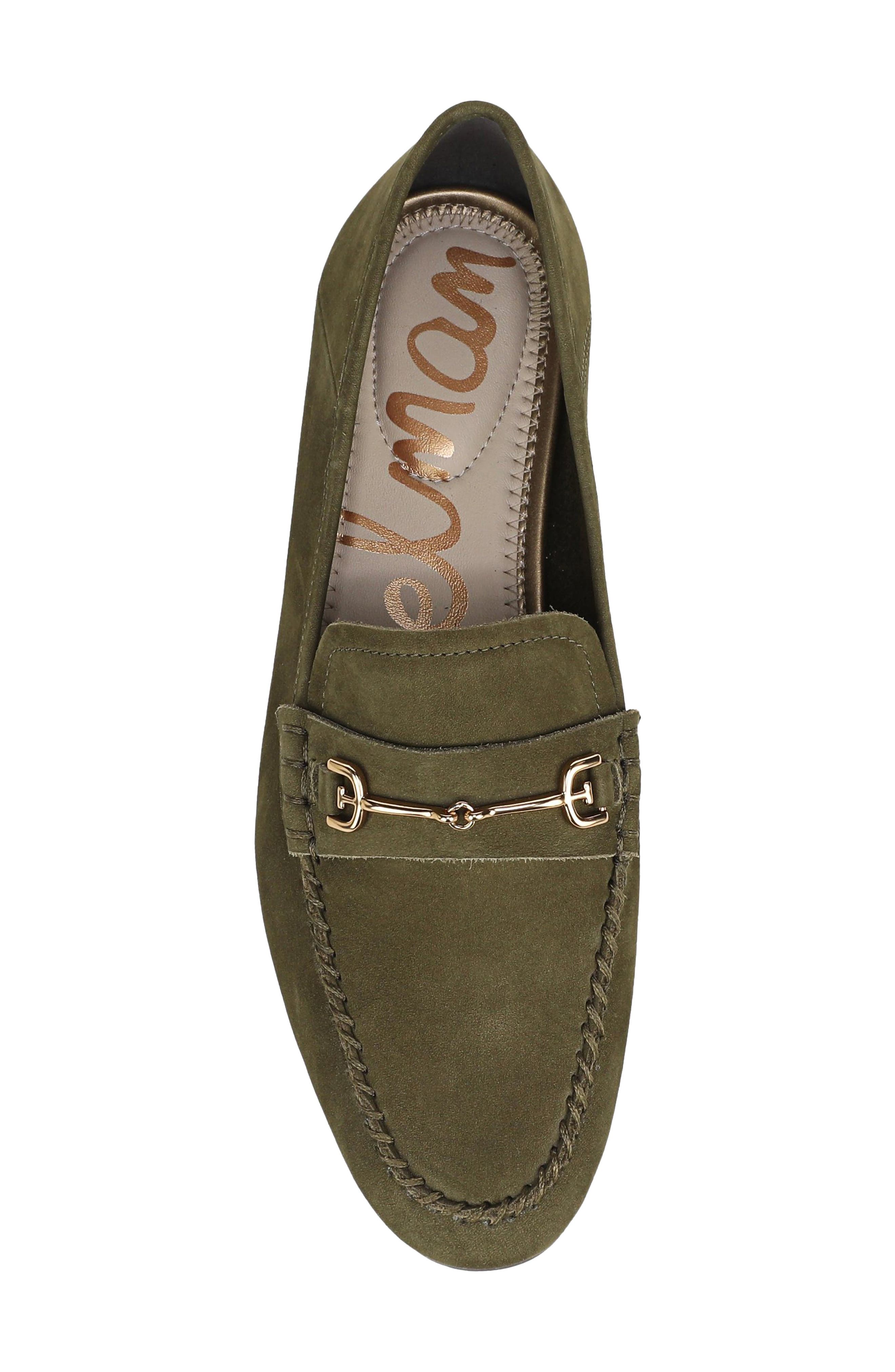 Loraine Bit Loafer, Alternate, color, OLIVE BRANCH SE