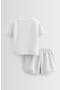 Cozy Short Sleeve Top & Shorts Set