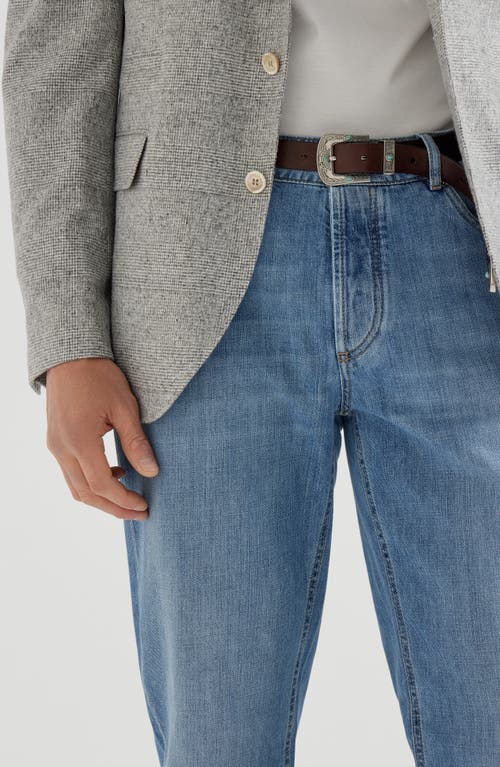 Brunello Cucinelli Traditional Straight-fit Jeans In Blue
