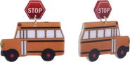 Hallmark Acrylic School Bus Earrings