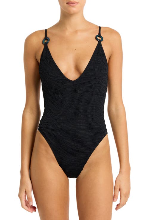 【関税込み】Bond-Eye ブラック Madison スイムウェア Madison One Piece Eco in Baywatch Red | bond-eye swim