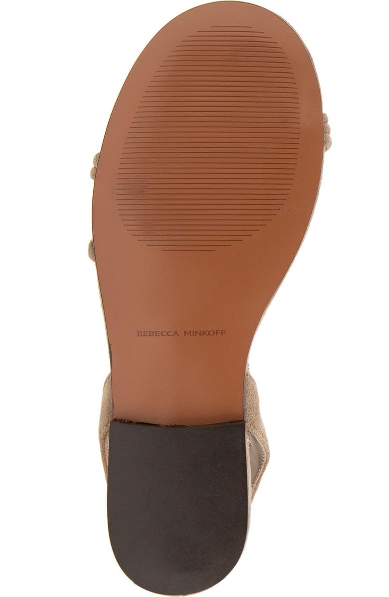 Rebecca Minkoff Anaya Ankle Tie Sandal, Alternate, color, Porcini