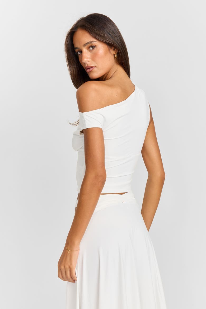 Bloom Top, Alternate, color, White