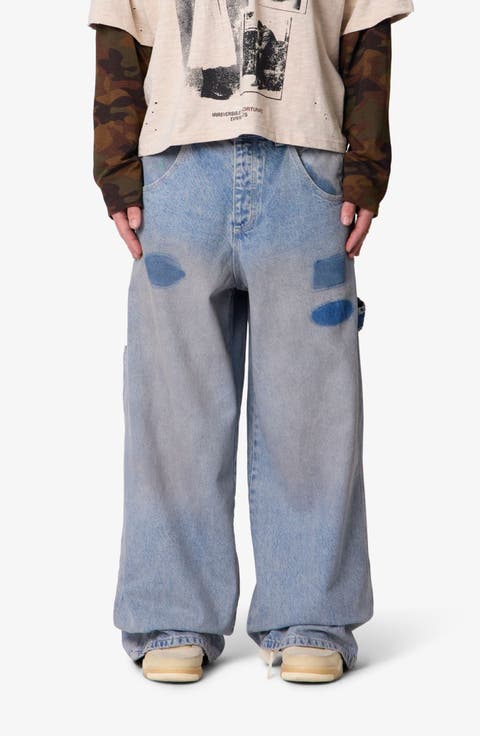 Patch Mark Rave Baggy Jeans
