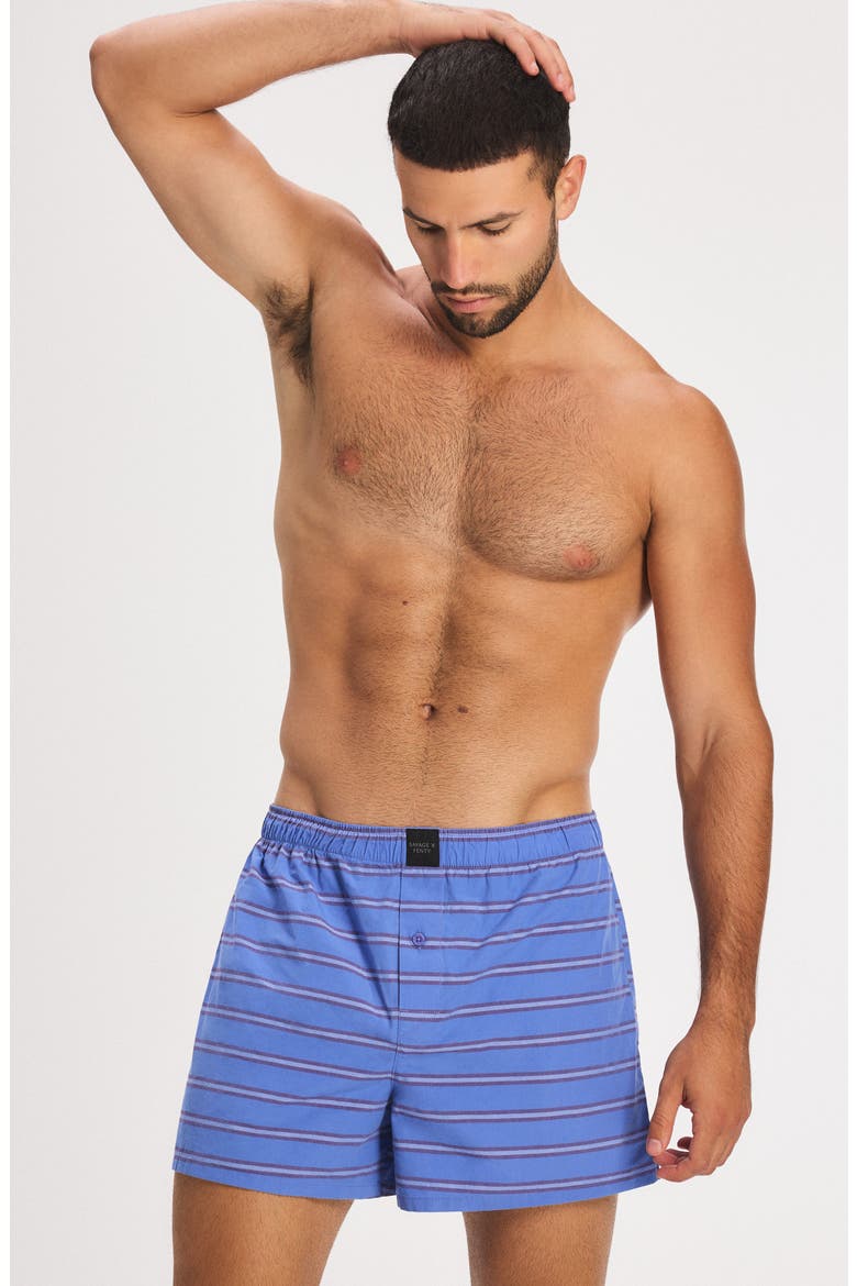 3-Pack Cotton Poplin Boxers, Alternate, color, NAVY STRIPE/ BABY BLUE/ R