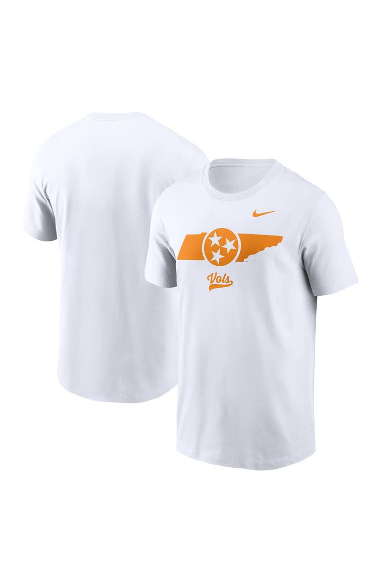 Nike Men's Nike White Tennessee Volunteers Campus Local T-Shirt, Main, color,