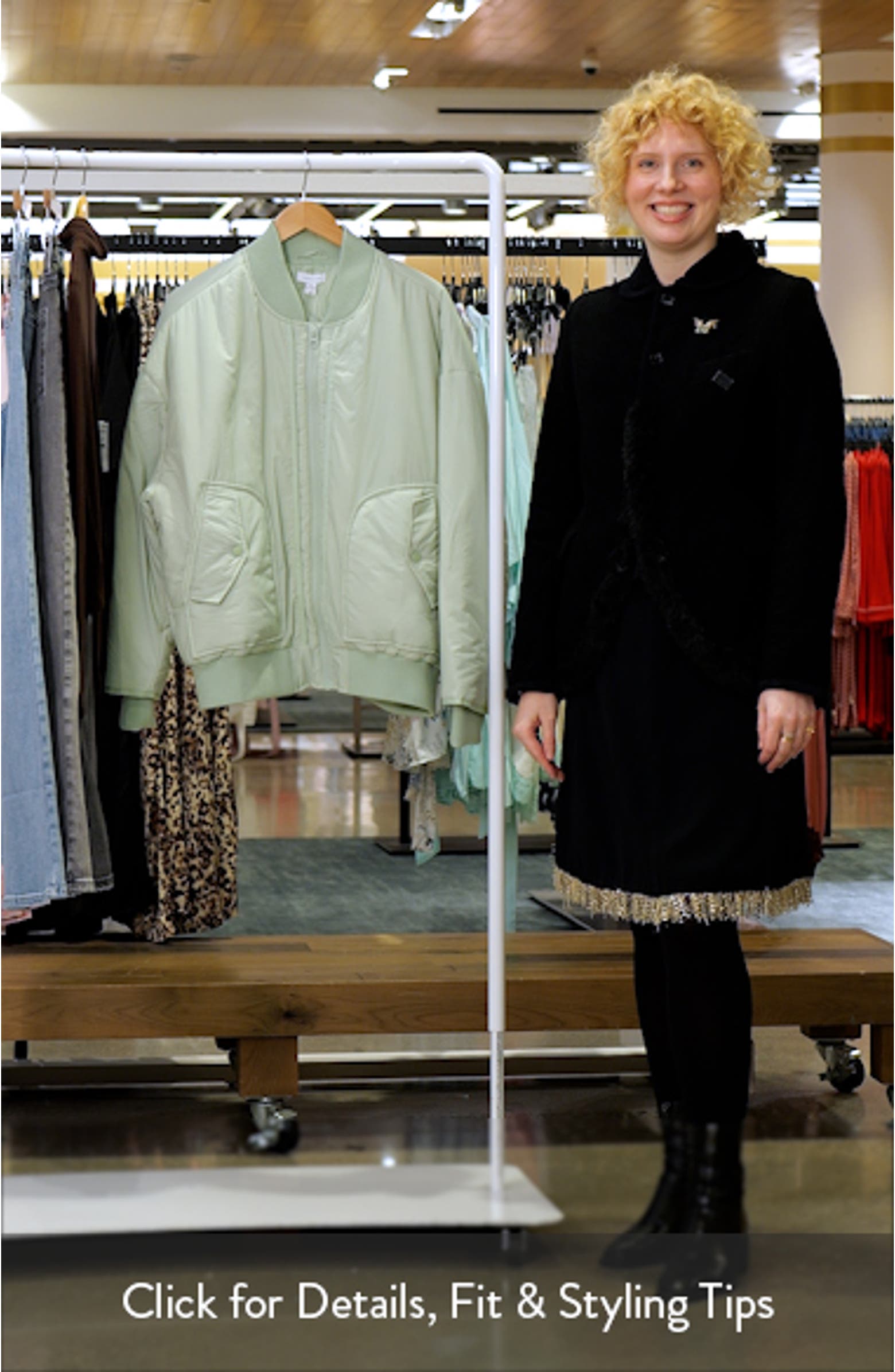 Topshop Techy Bomber Jacket | Nordstromrack