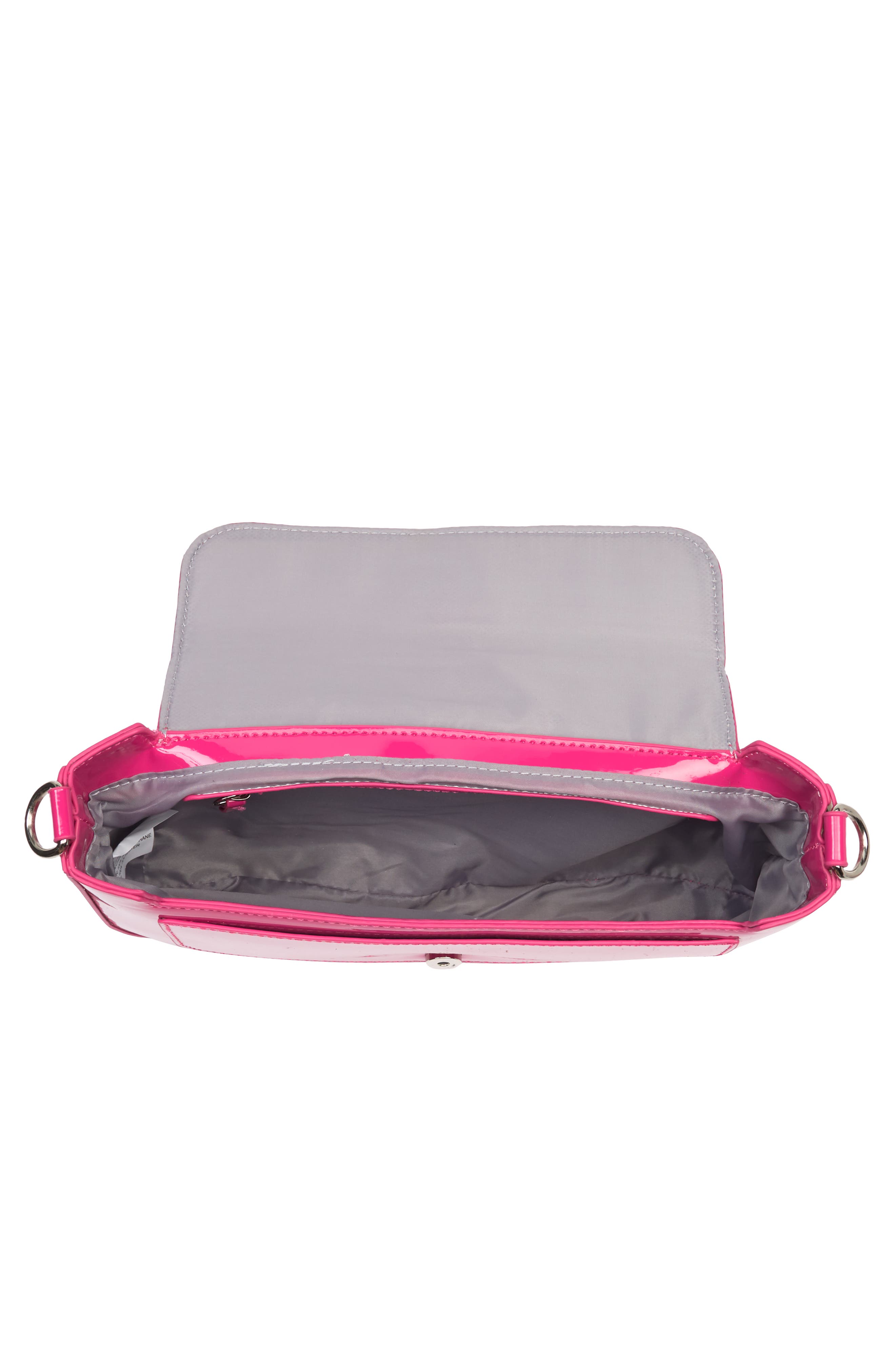 Madden Girl Patent Convertible Shoulder Bag, Alternate, color, 