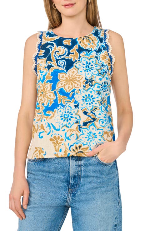 Crochet Trim Tank