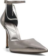 ALDO Aurelina Chain Ankle Strap Pointed Toe Pump