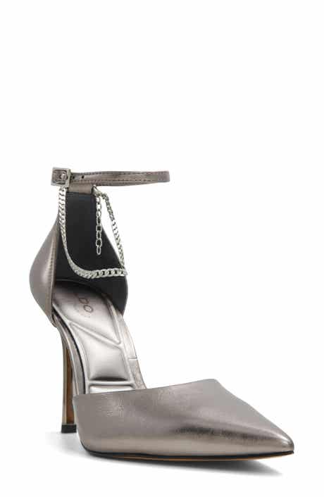 ALDO Aurelina Chain Ankle Strap Pointed Toe Pump