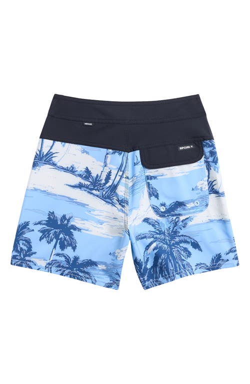 Rip Curl Kids' Mirage Barrel Killa Board Shorts In Ice Blue