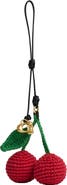 COACH Crochet Cherry Bag Charm