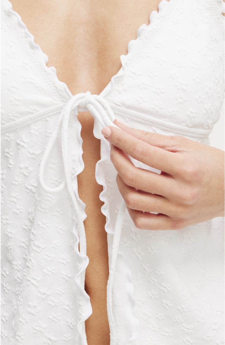 COTTON ON BODY Bow Front Tankini Top, Alternate, color, 