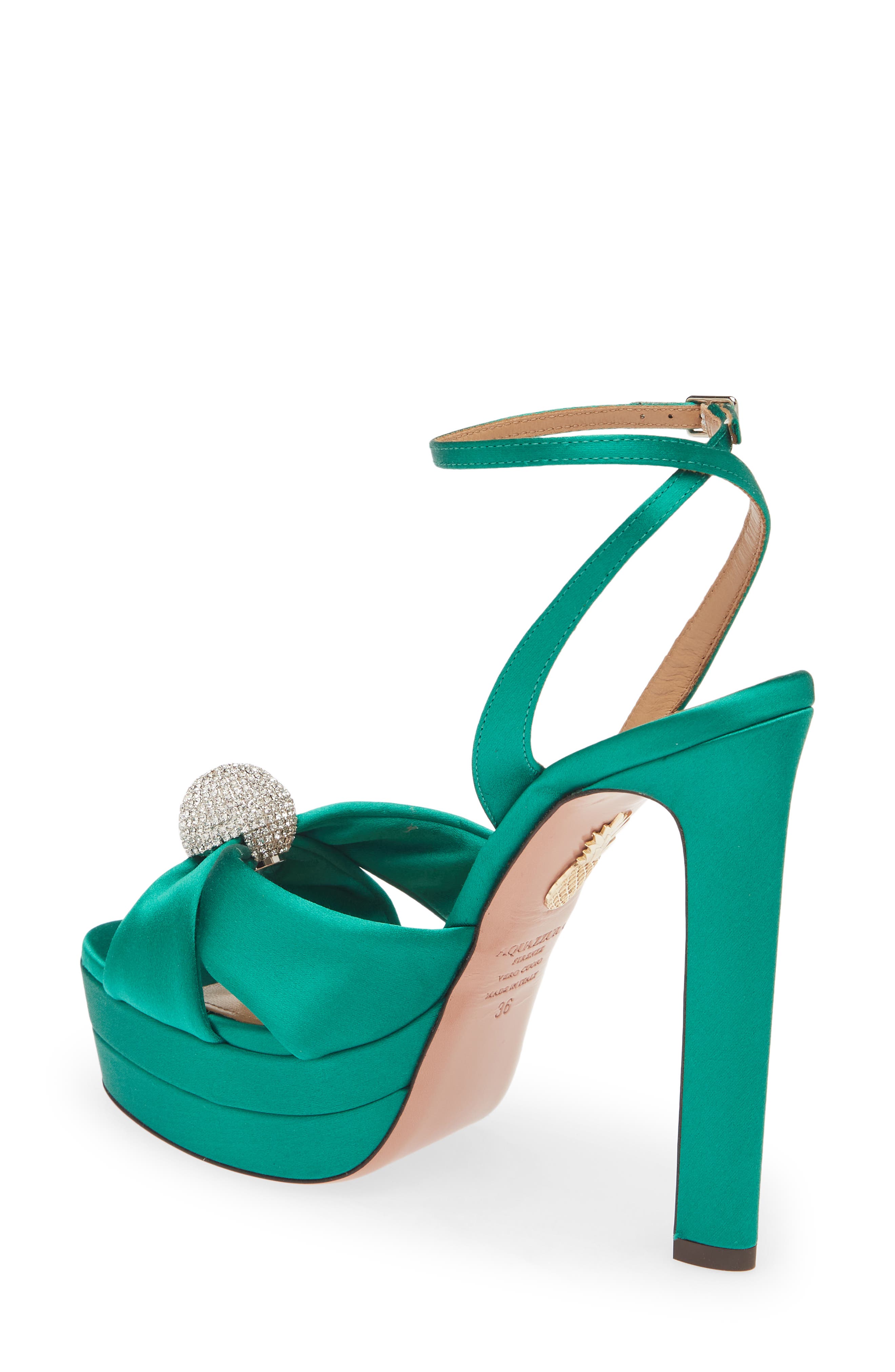 Aquazzura Yes Darling Ankle Strap Platform Sandal, Alternate, color, 