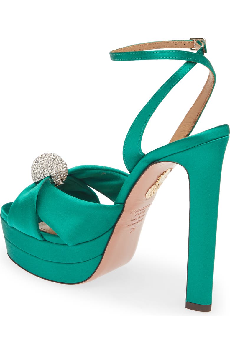 Aquazzura Yes Darling Ankle Strap Platform Sandal, Alternate, color,