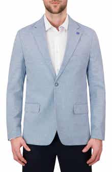 Report Collection Herringbone Cotton Blend Sport Coat