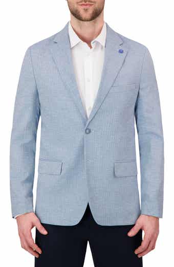 Report Collection Herringbone Cotton Blend Sport Coat