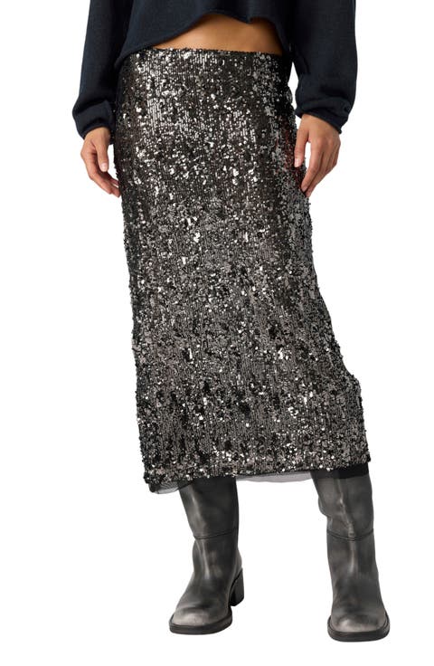 Intimately FP Party Trick Sequin Midi Skirt