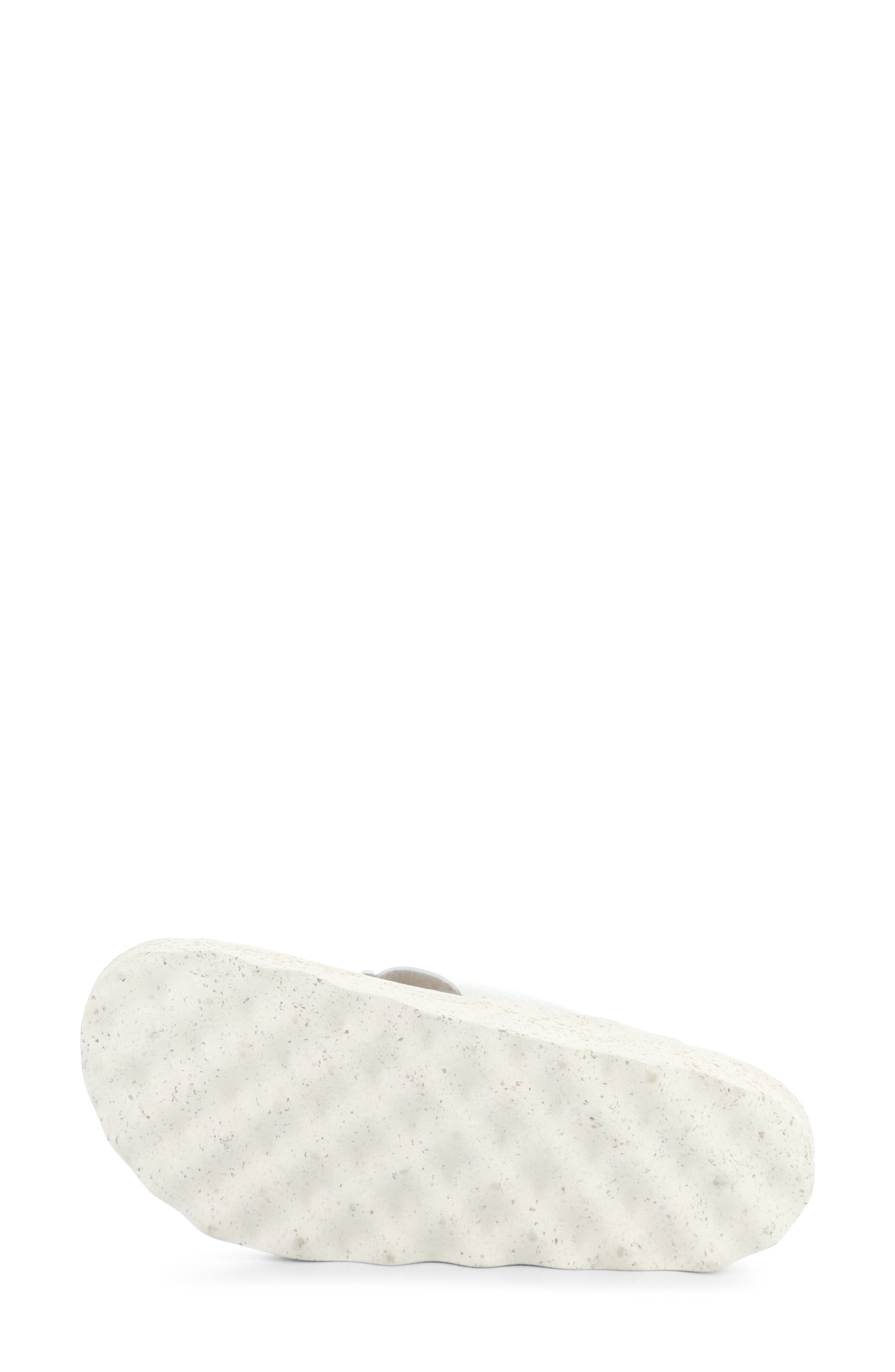 Cross Slide Sandal, Alternate, color, 001 WHITE FAUX LEATH