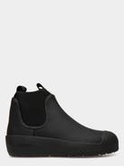Bally Curling Bootie in Rubberized Leather