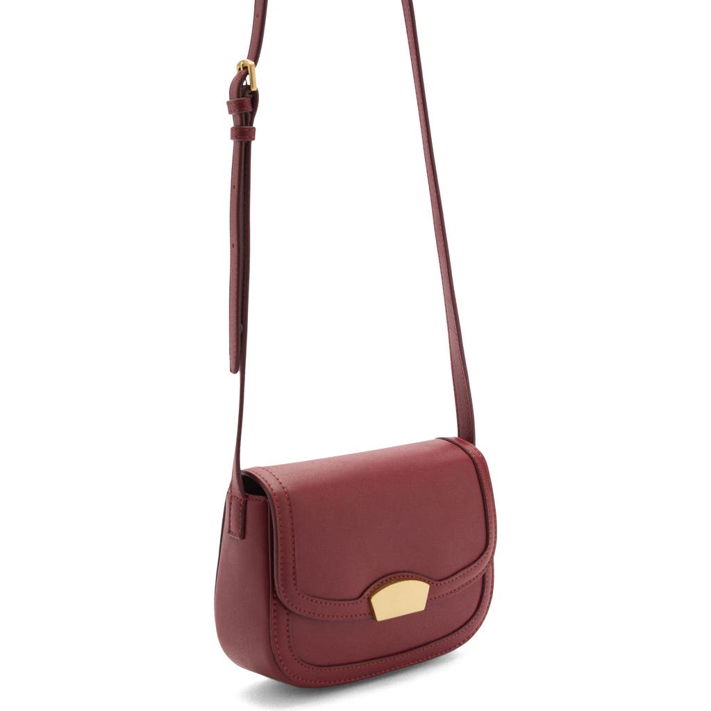 Mango Crossbody Bag With Flap Cherry In Cherry