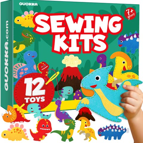 Kids Sewing Craft Kit with Felt Toys