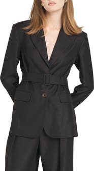 WAYF Maddox Belted Blazer
