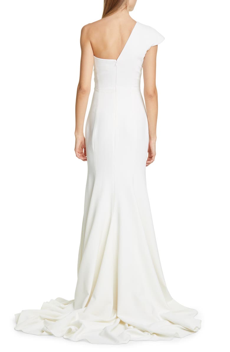 Christian Siriano One-Shoulder Evening Gown, Alternate, color, 