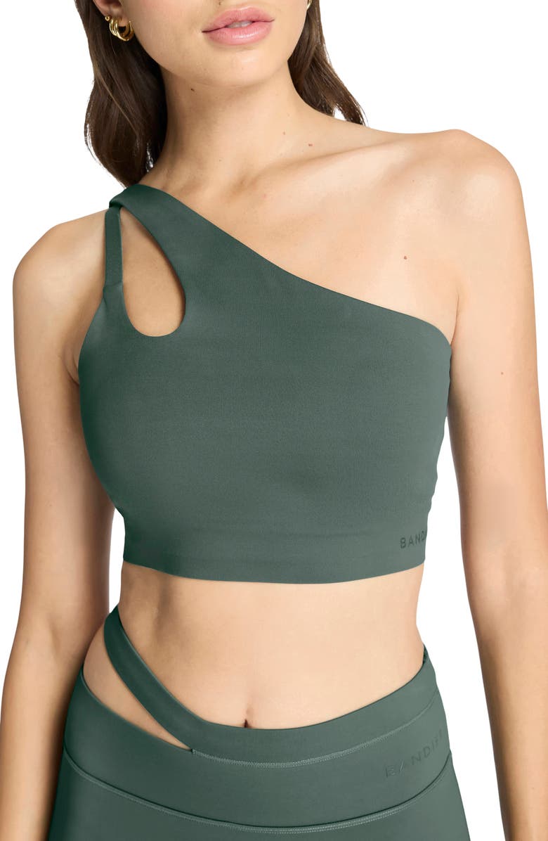 BANDIER Aria One-Shoulder Sports Bra, Alternate, color,