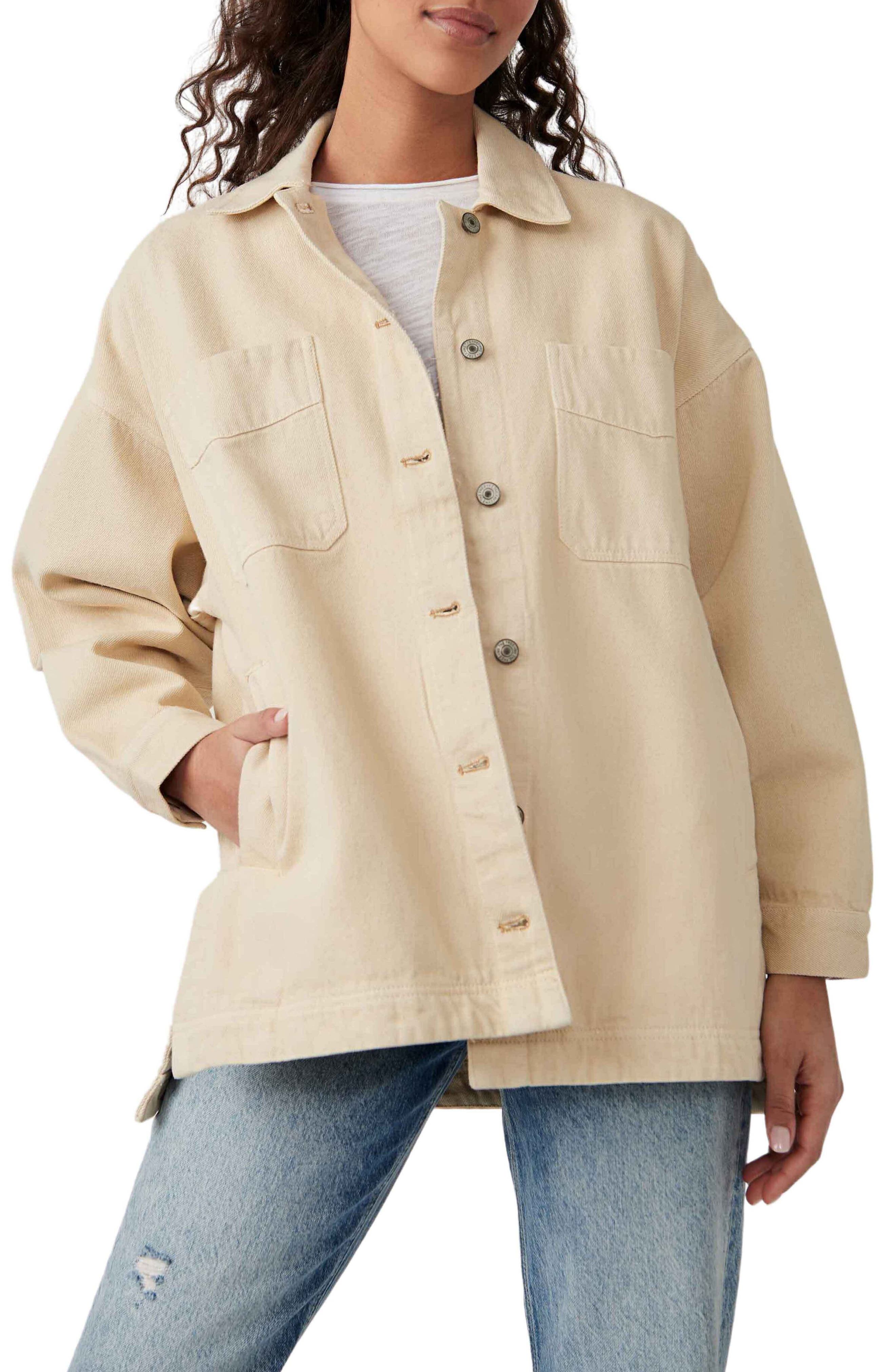 Free People Madison City Twill Jacket (Women) | Nordstrom