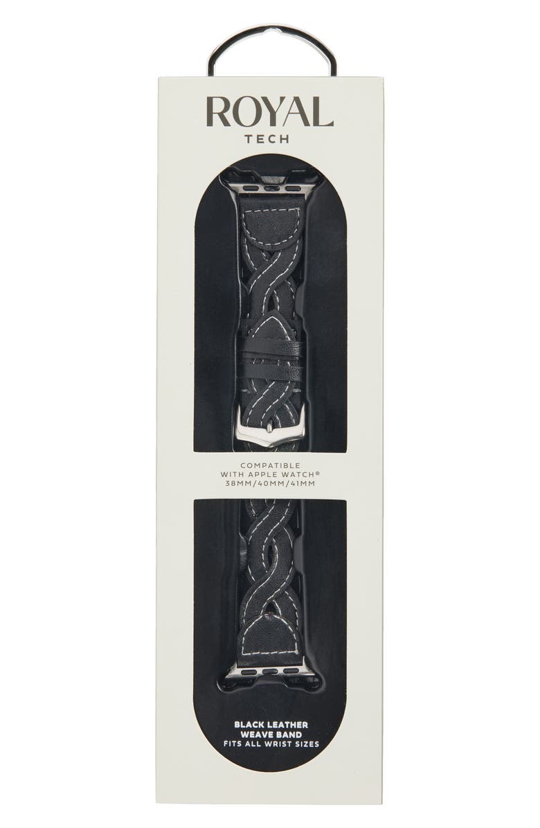 RItech Woven Faux Leather Apple Watch<sup>®</sup> Watchband, Alternate, color,