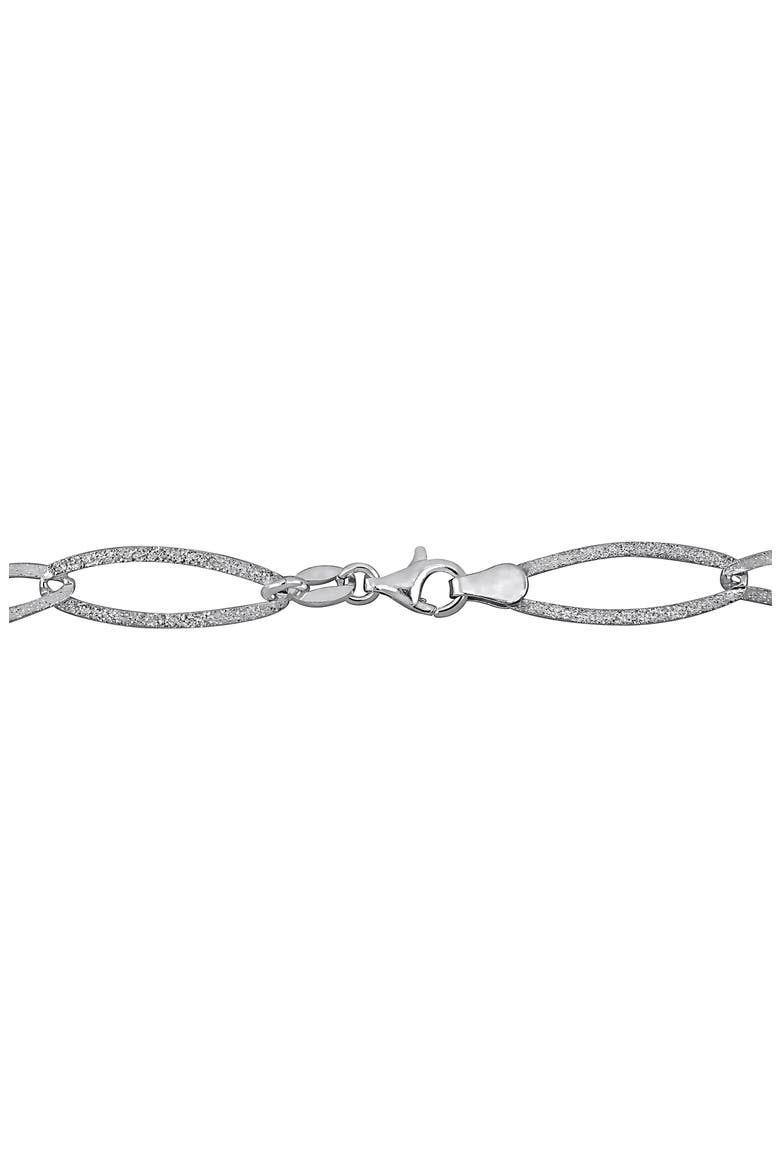 Oval Link Bracelet, Alternate, color, SILVER