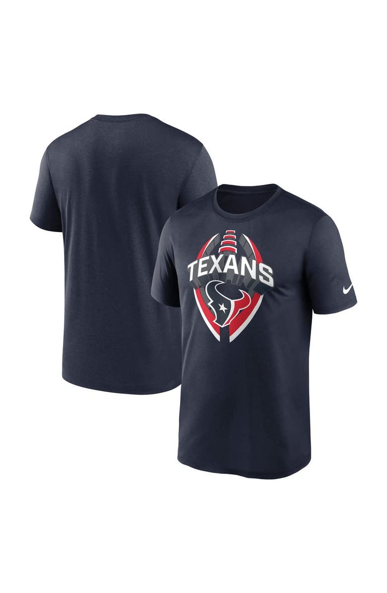 Nike Men's Nike Navy Houston Texans Big & Tall Primetime Legend Icon Performance T-Shirt, Alternate, color, Navy