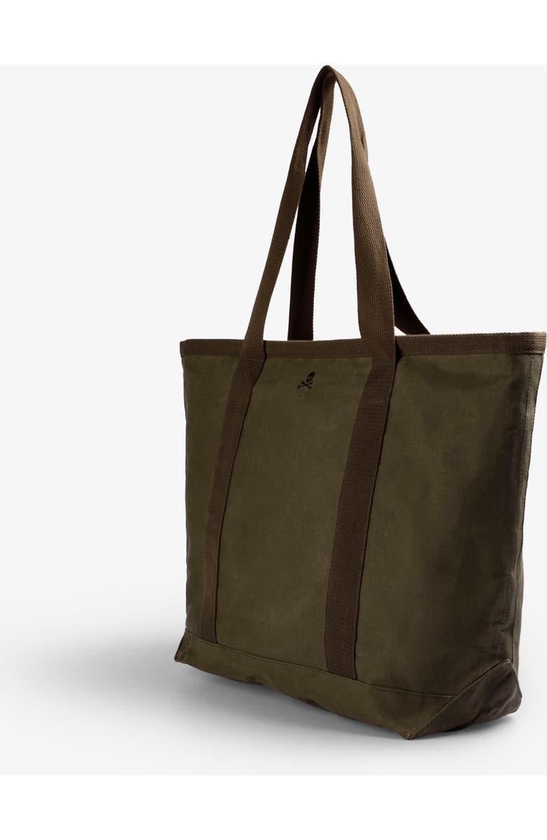 Scalpers Retro Waxed Bag, Alternate, color, Brown